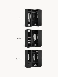 Armario esquinero modular Leon, 2 puertas (115 cm)