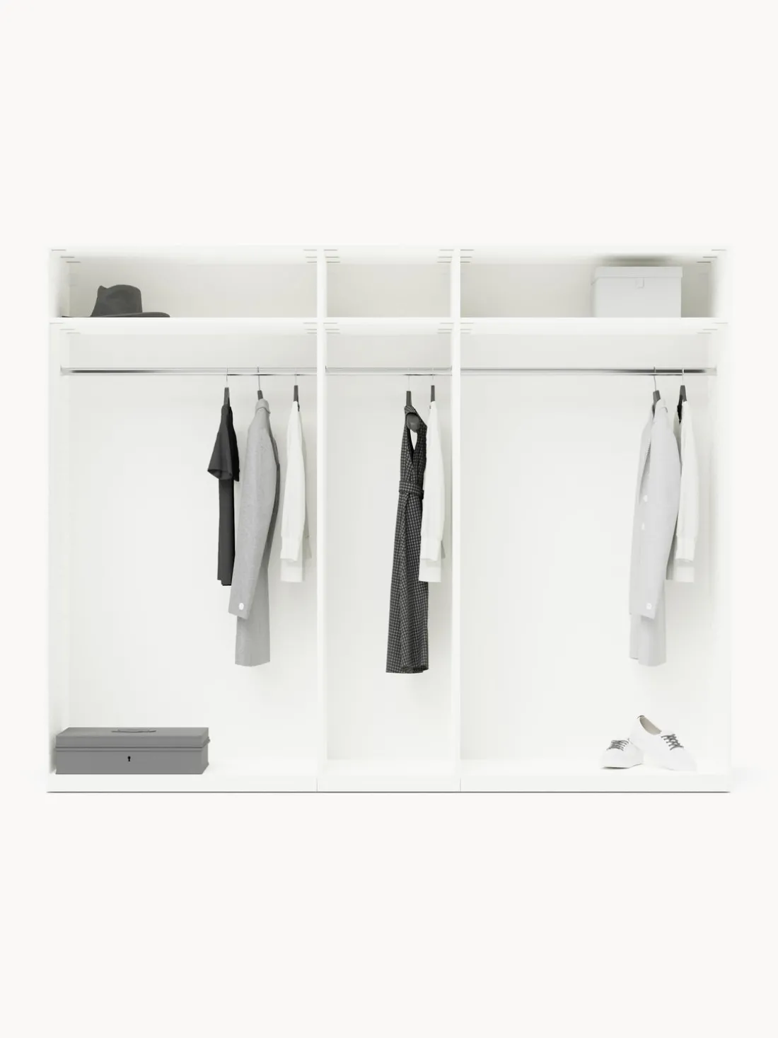 Armario modular Charlotte, An 250 cm, variantes diferentes