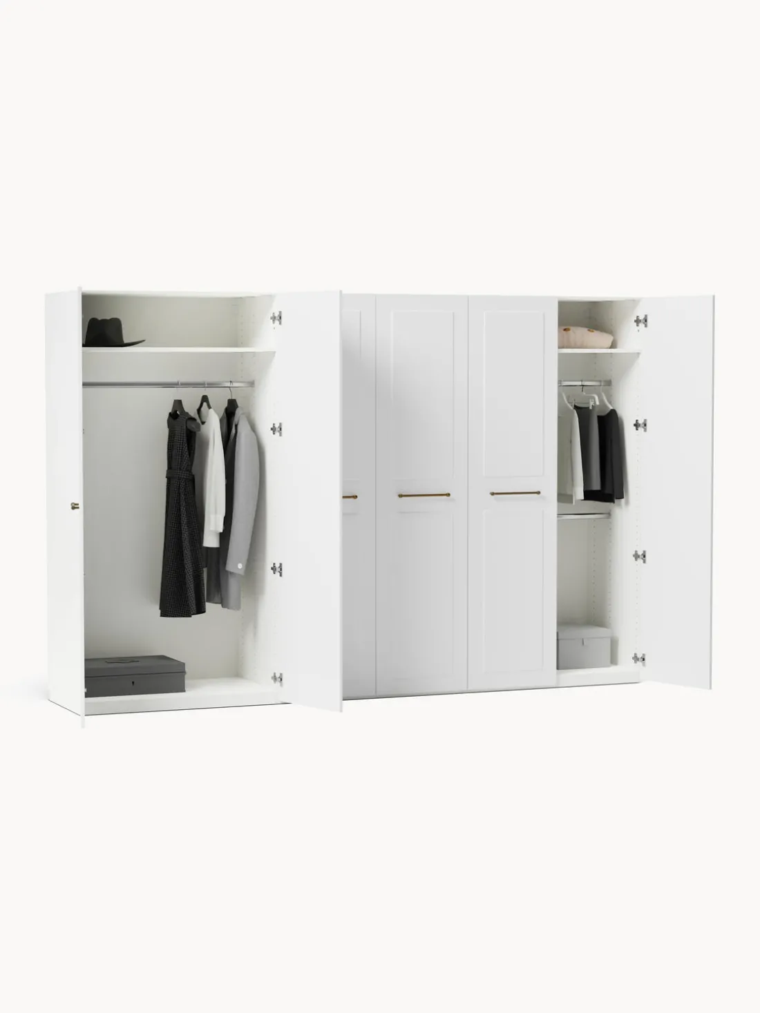Armario modular Charlotte, An 300 cm, variantes diferentes