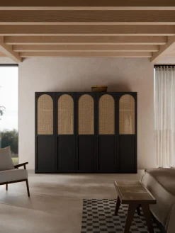 Armario modular Jeanne, 4 puertas (250 cm), diferentes opciones