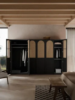 Armario modular Jeanne, 6 puertas (300 cm), diferentes opciones