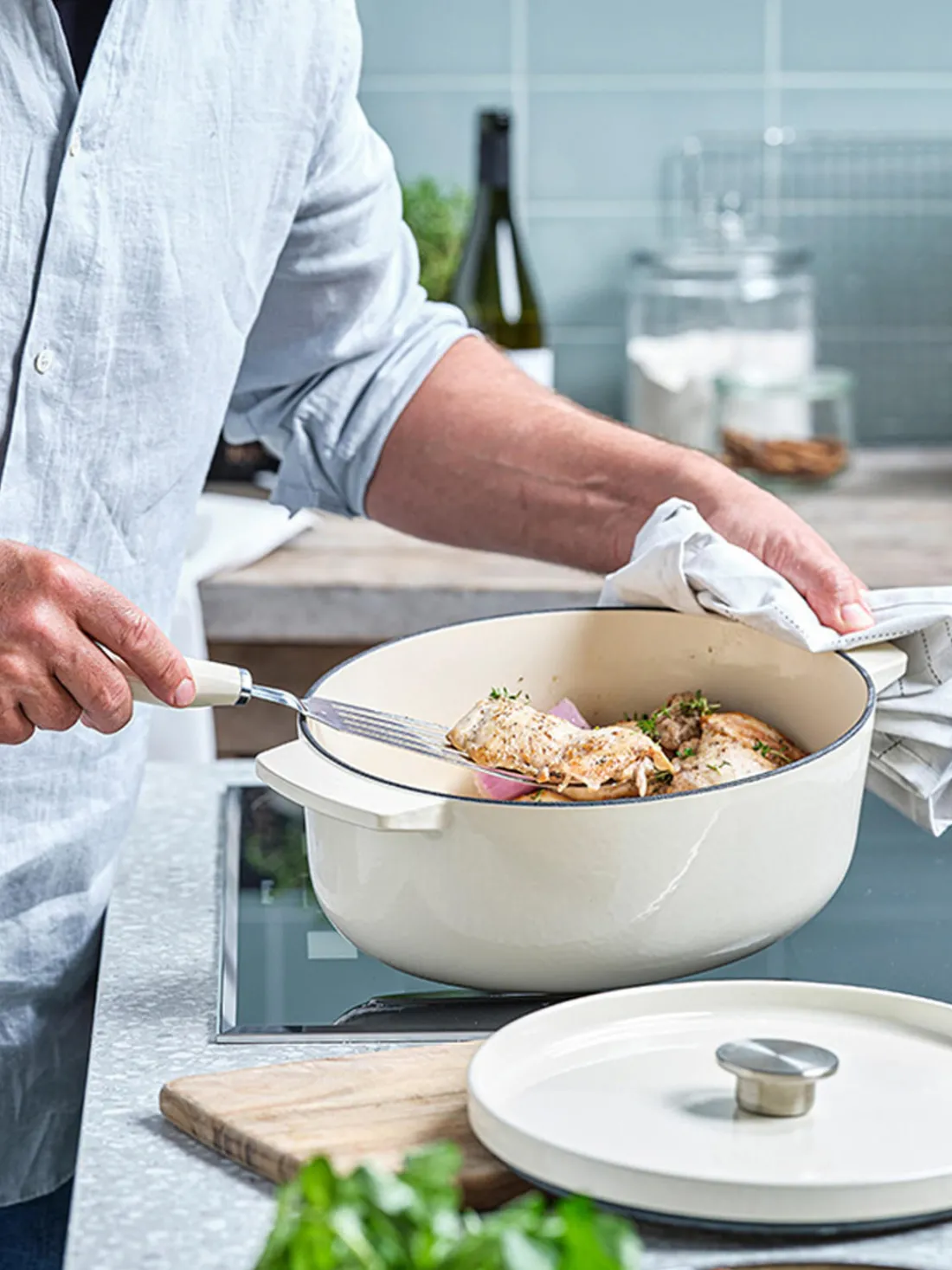 Asador ovalado antiadherente Doelle