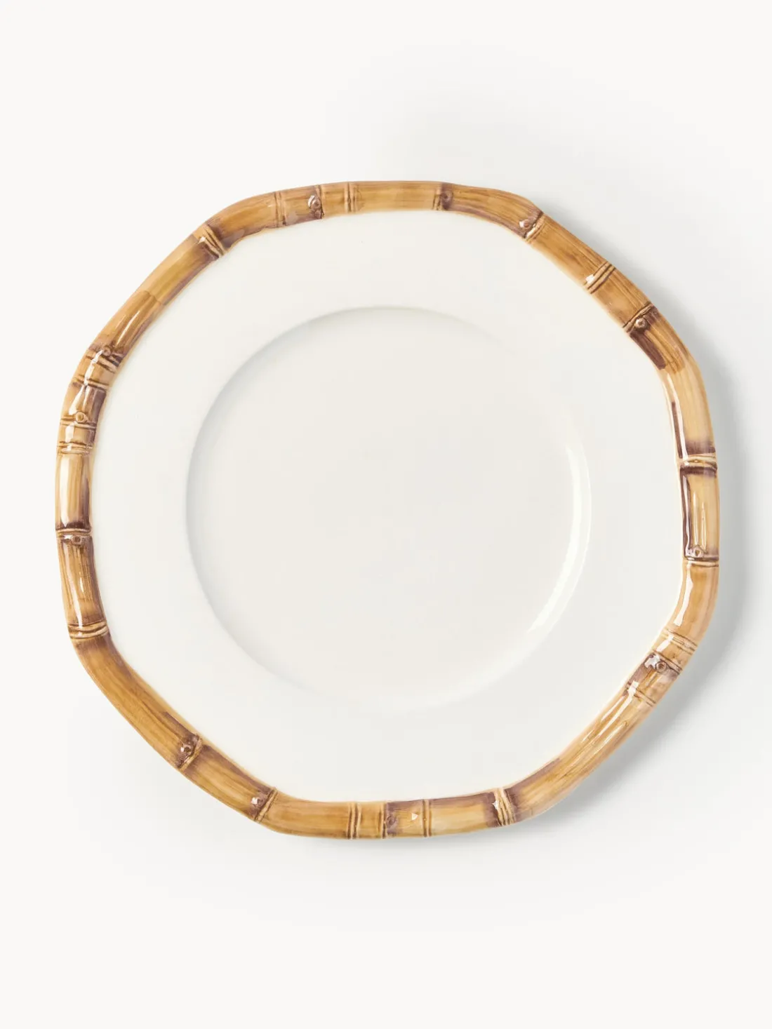 Bajoplato pintado a mano Bamboo