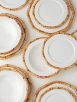 Bajoplato pintado a mano Bamboo