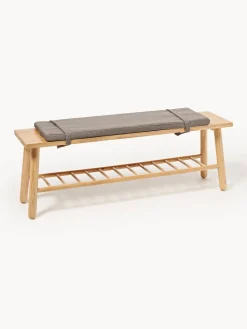 Banco de madera de caucho Linde