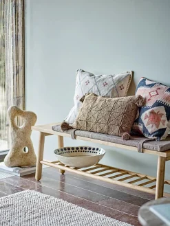 Banco de madera de caucho Linde