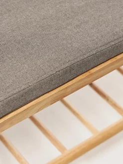 Banco de madera de caucho Linde