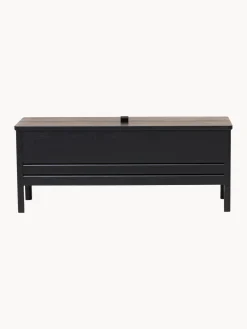 Banco de madera de roble con espacio de almacenaje A Line