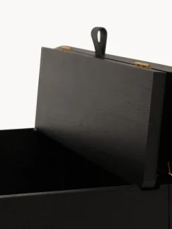 Banco de madera de roble con espacio de almacenaje A Line