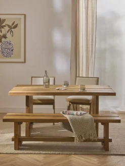 Banco de madera de teca Hugo, tamaños diferentes