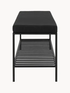 Banco de metal con cojín Noel