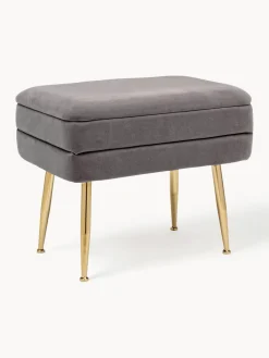 Banco de terciopelo con espacio de almacenamiento Pavlina