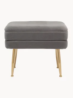 Banco de terciopelo con espacio de almacenamiento Pavlina