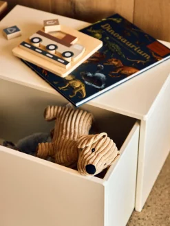 Banco infantil con espacio de almacenamiento Dots