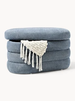 Banco pequeño tapizado con espacio de almacenamiento Alto