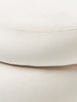 Banco pequeño tapizado en terciopelo con espacio de almacenamiento Alto