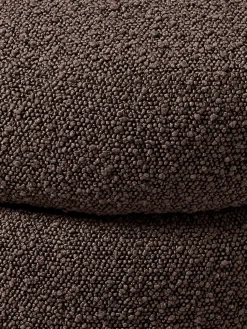 Banco pequeño tapizado en tejido bouclé con espacio de almacenamiento Alto