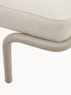 Banco tapizado de chenilla Compo