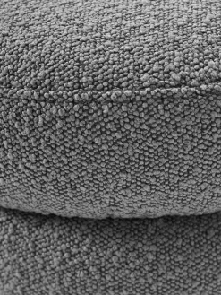 Banco tapizado en tejido bouclé Alto