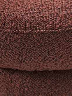 Banco tapizado en tejido bouclé Alto