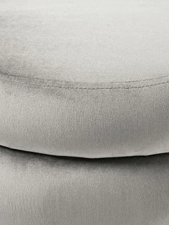 Banco tapizado en terciopelo con espacio de almacenaje Alto