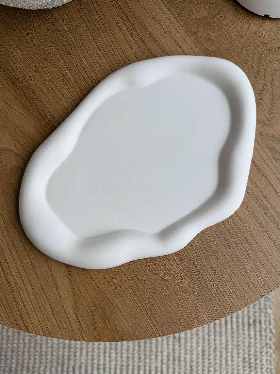 Bandeja decorativa artesanal Cloud