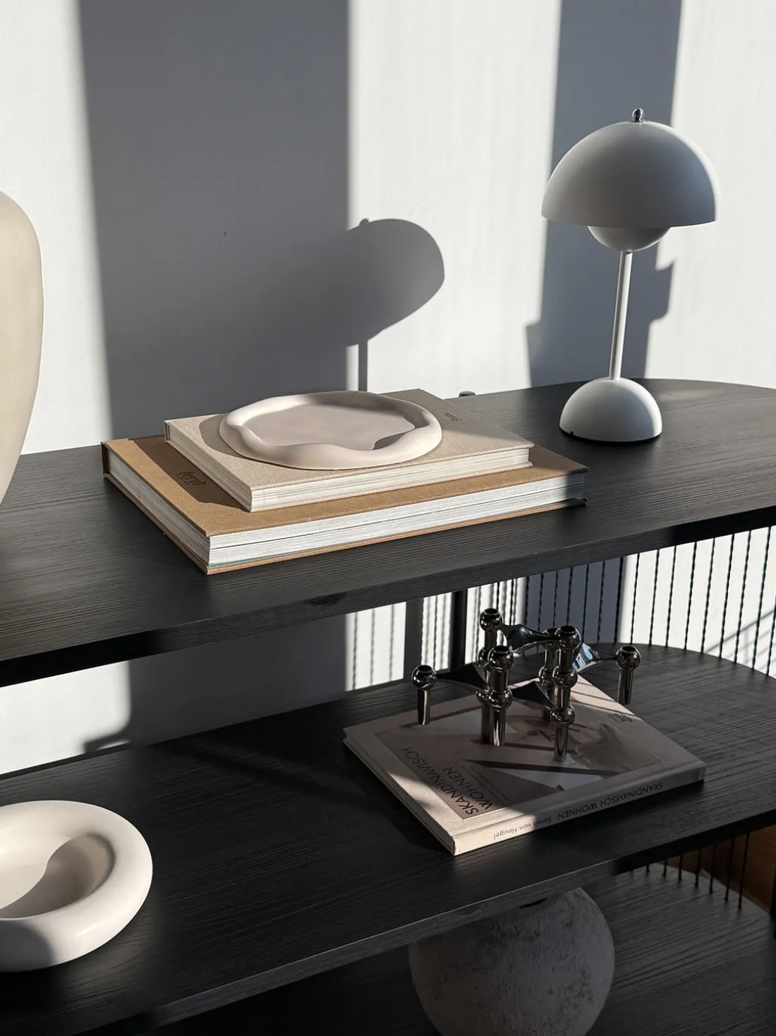 Bandeja decorativa artesanal Cloud