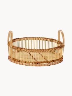 Bandeja decorativa artesanal de bambú Bamb