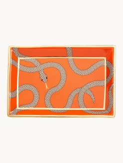 Bandeja decorativa con detalle de oro Eden