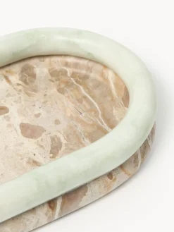 Bandeja decorativa de mármol Maba