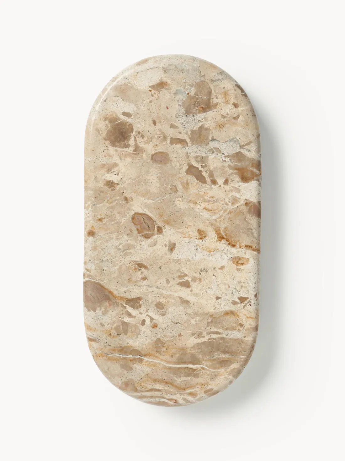 Bandeja decorativa de mármol Maba