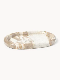 Bandeja decorativa de mármol Maba