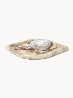 Bandeja decorativa de mármol Maba