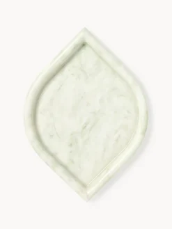 Bandeja decorativa de mármol Maba