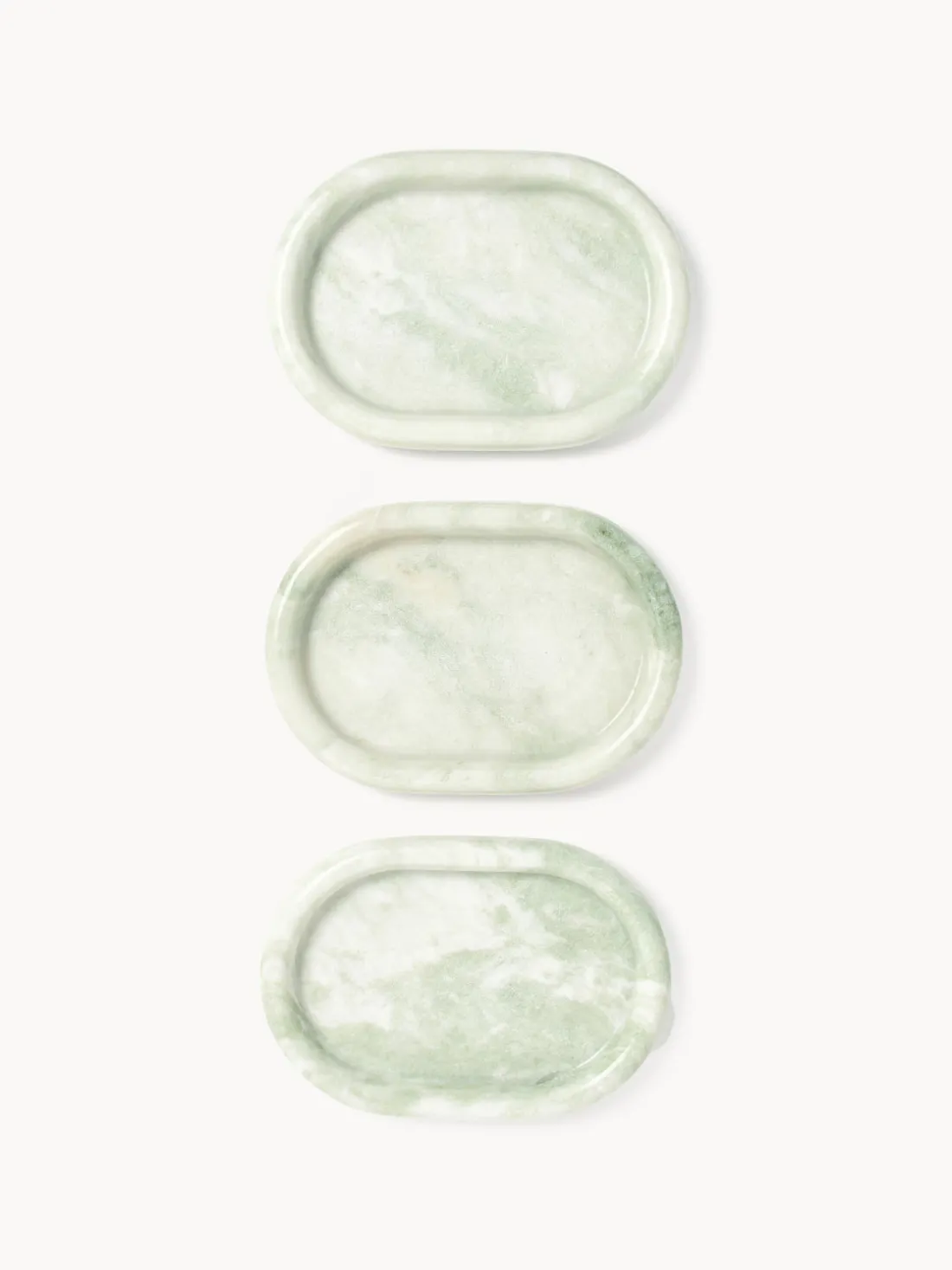 Bandeja decorativa de mármol Maba