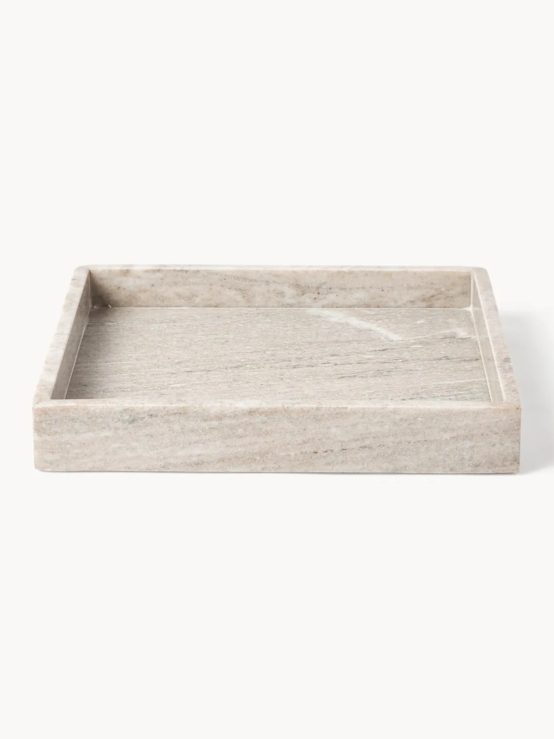 Bandeja decorativa pequeña de mármol Venice