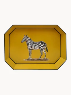 Bandeja decorativa pintada a mano Flora