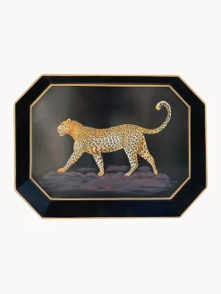 Bandeja decorativa pintada a mano Flora