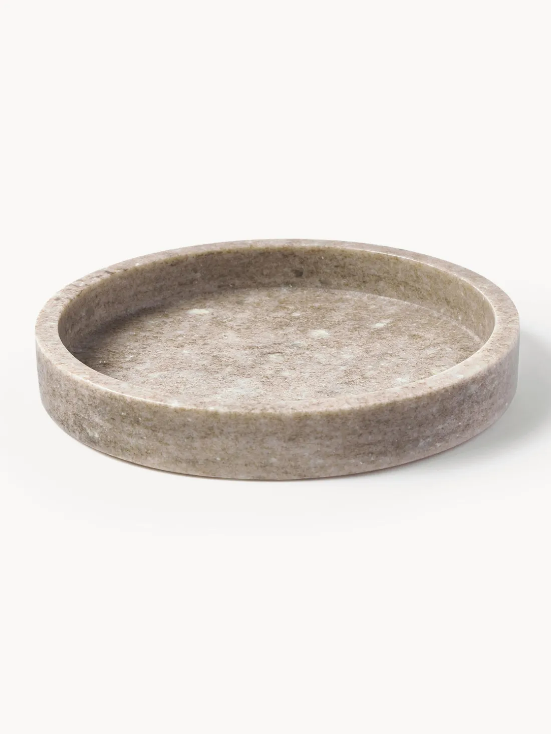 Bandeja redonda decorativa de mármol Venice