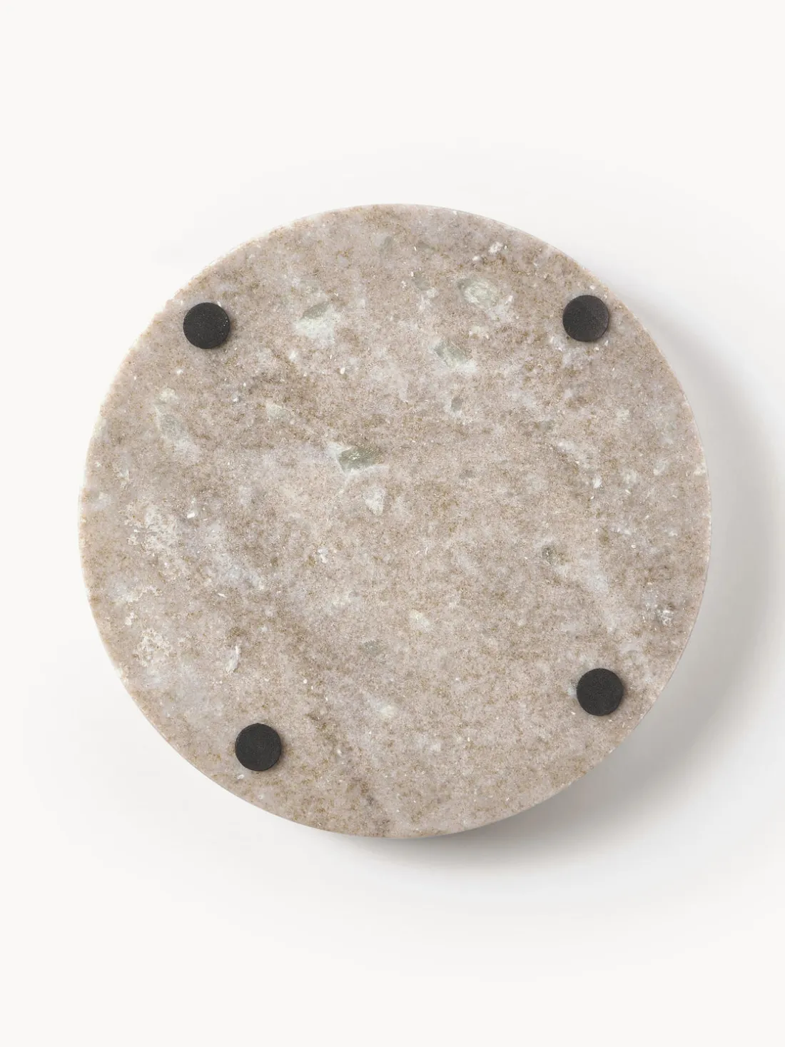 Bandeja redonda decorativa de mármol Venice