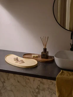 Bandejas decorativas de madera de mango Oda, 2 uds.