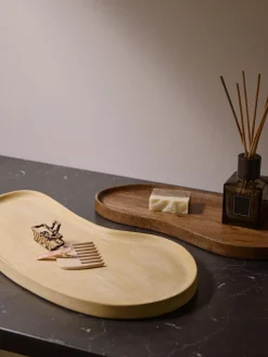 Bandejas decorativas de madera de mango Oda, 2 uds.