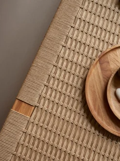 Bando con asiento tejido a mano BH0489