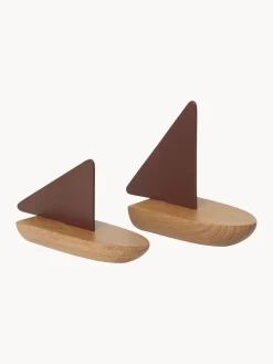 Barquitos de juego de madera de roble Opty, 2 uds.