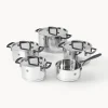 Batería de cocina de acero inoxidable Bellasera, 5 pzas.