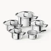 Batería de cocina de acero inoxidable Poletto, 5 pzas.