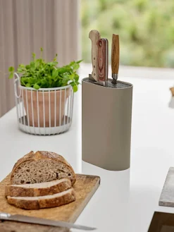 Bloque de cuchillos Singles Taupe