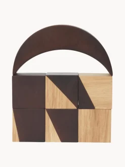 Bloques de construcción de madera de caucho Phase