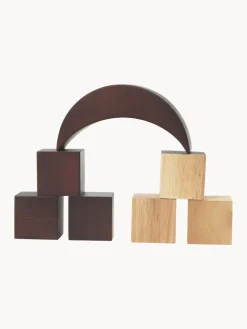 Bloques de construcción de madera de caucho Phase