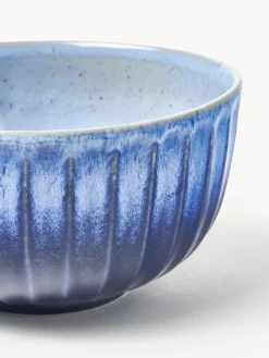 Bol artesanal con esmalte reactivo Vinci